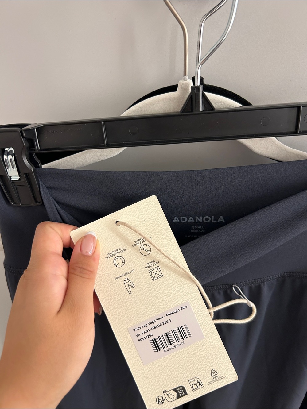 NWT Adanola Wide Leg Yoga Pant Midnight Blue - Picture 5 of 6
